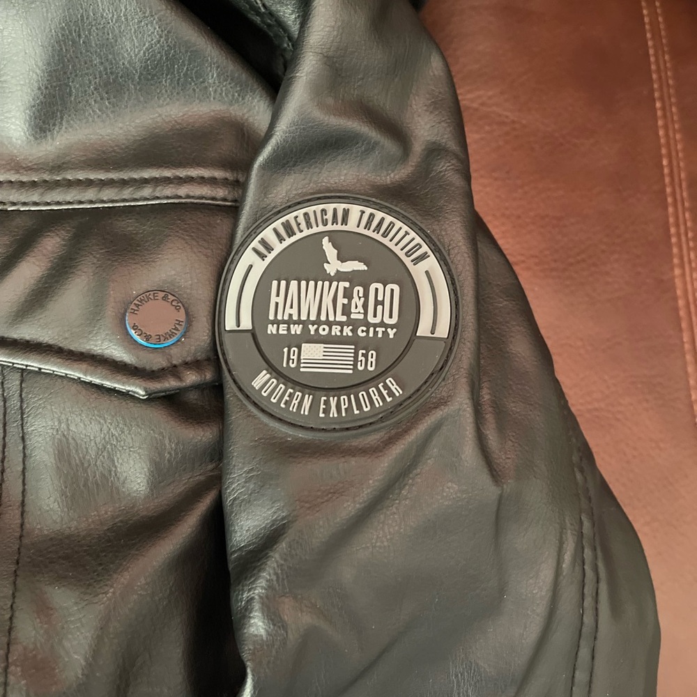 Hawke & Co Boys Leather Jacket